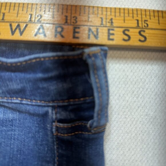 Aero Womens High Rise Skinny Jeans Size 4 Blue Denim Distressed Jeggings Casual - Picture 6 of 11